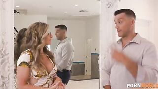 The busty blonde MILF Cory Chase gets her asshole railed by a real estate agent