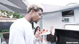 Spring fling BBQ with a big black dick