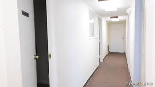 A hot nurse works in the ass care house and gets fucked hard
