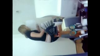 A Kazakh woman is fucking with her teacher in this hot video