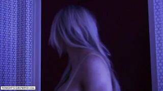 Blonde adult star Paisley Porter gets rough fucked by a fan wearing stockings