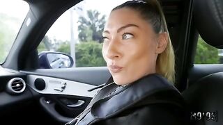 A hot and hungry cop gets his dick sucked in the car