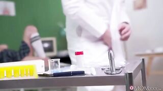 The doctor treated the sexy patient with special cure