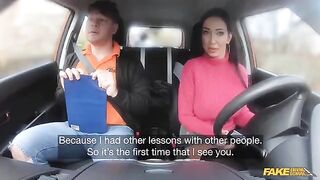 That's how he gave me my license in the car