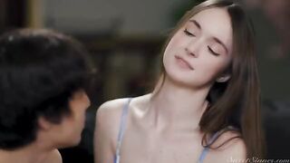 Romantic sex with cute girls, a real tender fuck