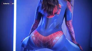 SpiderMan No Way Home XXX Parody, Latex Lingerie Cosplay Fuck Scene 1