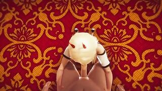Chainsaw Man Power Hentai 3D animation brings intense footjob action