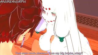 Spider Demon (Mother) fucks with Tanjiro Kamado in an uncensored 3D hentai scene