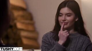 BFFs Talia and Stefany share a hot anal experience together