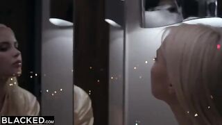 Ski bunnies Jia & Like compete for Joss' cock in thrilling BLACKED scene