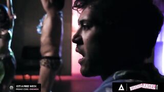 Fire Dancer Jewelz Blu Gets Destroyed By The Barman's HUGE Dick At A Tiki Bar