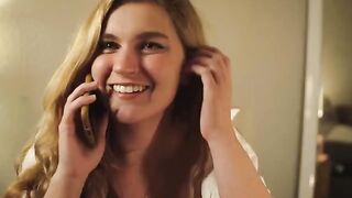 Your girlfriend is waiting for you to get off on phone sex with her