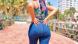 Colombian guy has his first experience with a thick Latina ass