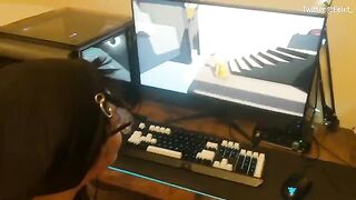 A cute challenge with a guy who loves video games and sex
