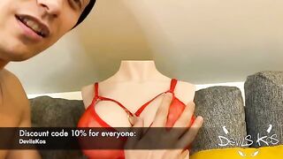 Sex casting with a new Tantaly doll, the stunning Aurora, in HD