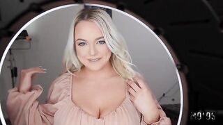 You'd better play with my dick! - a hot blonde girl's blowjob from the first person