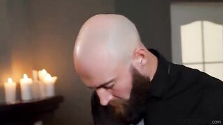 The dick should be gently sucked, caressed and licked