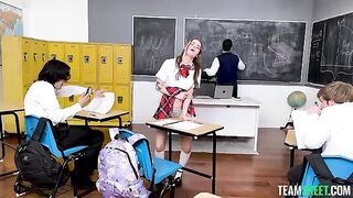 The girl passed the exam with honor after an intense encounter, so what?
