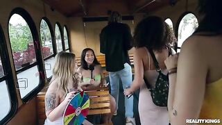 A party without panties - that's how it was with these young girls
