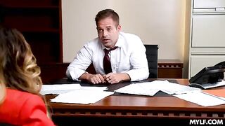 A couple has sex right in their office, no one is judged
