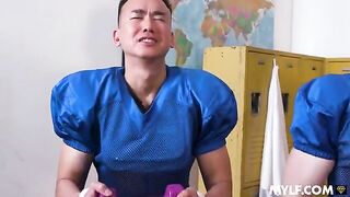 A nymphomaniac could not do otherwise, especially in a steamy threesome scene