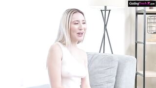 A cute girl came to casting and was fucked roughly in doggystyle