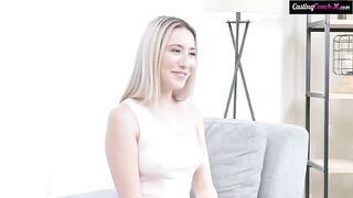 A cute girl came to casting and was fucked roughly in doggystyle