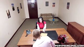 There are no principles for such whores who love to be fucked on the table
