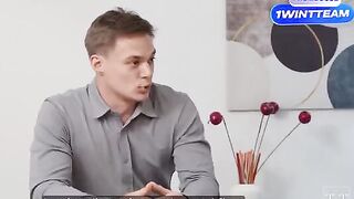 The office meeting turned into a wild affair