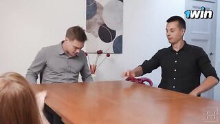 The office meeting turned into a wild affair