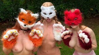Who are Quadrobers? They love playing BDSM and roleplay with their pretty babe