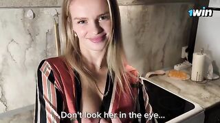 The neighbor is always ready to help when the wife doesn't want sex