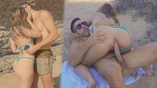 Picked up a girl on the beach and fucked her