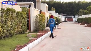 The girl loves to dress up in various costumes and to have sex