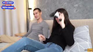 Husband shared his wife with friend in a steamy scene