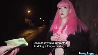 A man made a blowjob to an unfamiliar girl in clothes