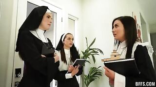 The nun was an object of sexual desire for four guys