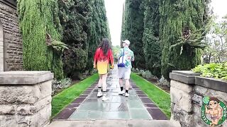 Explore the charms of historical sites and get intimate with a local chick