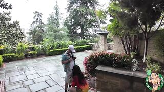 Explore the charms of historical sites and get intimate with a local chick