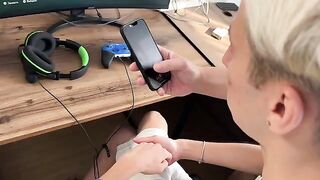 She took her first cock and came in cum