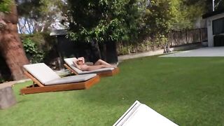 A blowjob on the lawn of our new summer house is not a sin