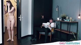 He has it! The girls just love to lick and suck his cock