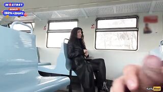 Will you blow me while nobody’s around? A daring public train encounter