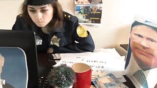 The girl is tired of dealing with taxes this year