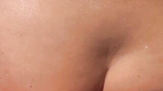 Free sex on the beach with Alexandra Wett and her hole