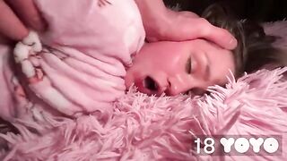 The girl was distracted and fucked in her ass hole by a guy