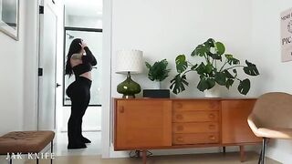 The girl has an ass that needs to be fucked hard