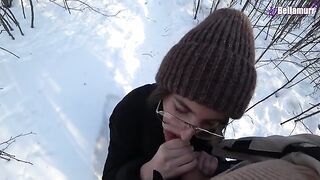 A walk with my stepsister in the park ended with a hot sex session