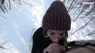 A walk with my stepsister in the park ended with a hot sex session