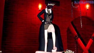 Asta has deep sex with Vanica Zogratis in a secret room